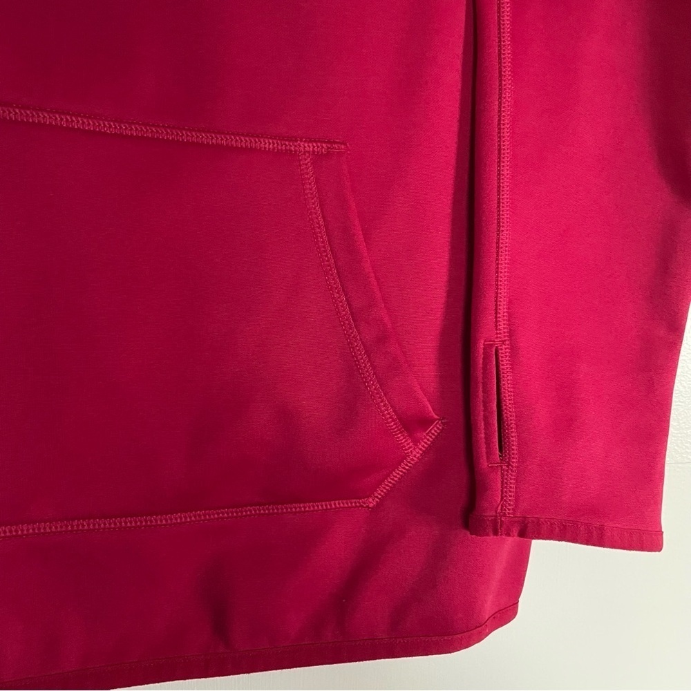 Nike Burgundy & Orange Therma Dri-Fit Training Hoodie Sweatshirt Size S - Picture 5 of 12